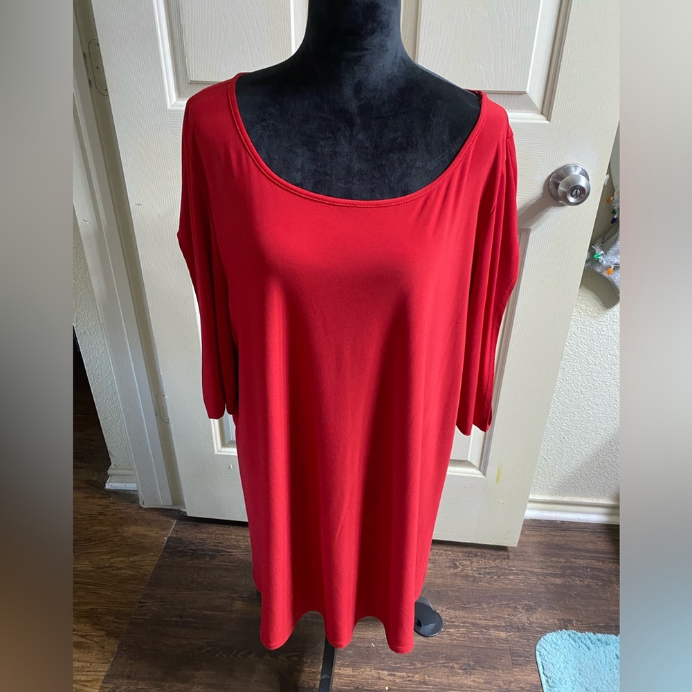 Nic & Dom Red Dress